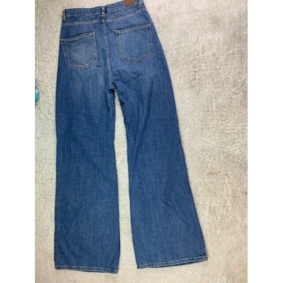 Subdued Size 29 Womens Jeans Super Wide Leg Distress Med Wash - Picture 3 of 3